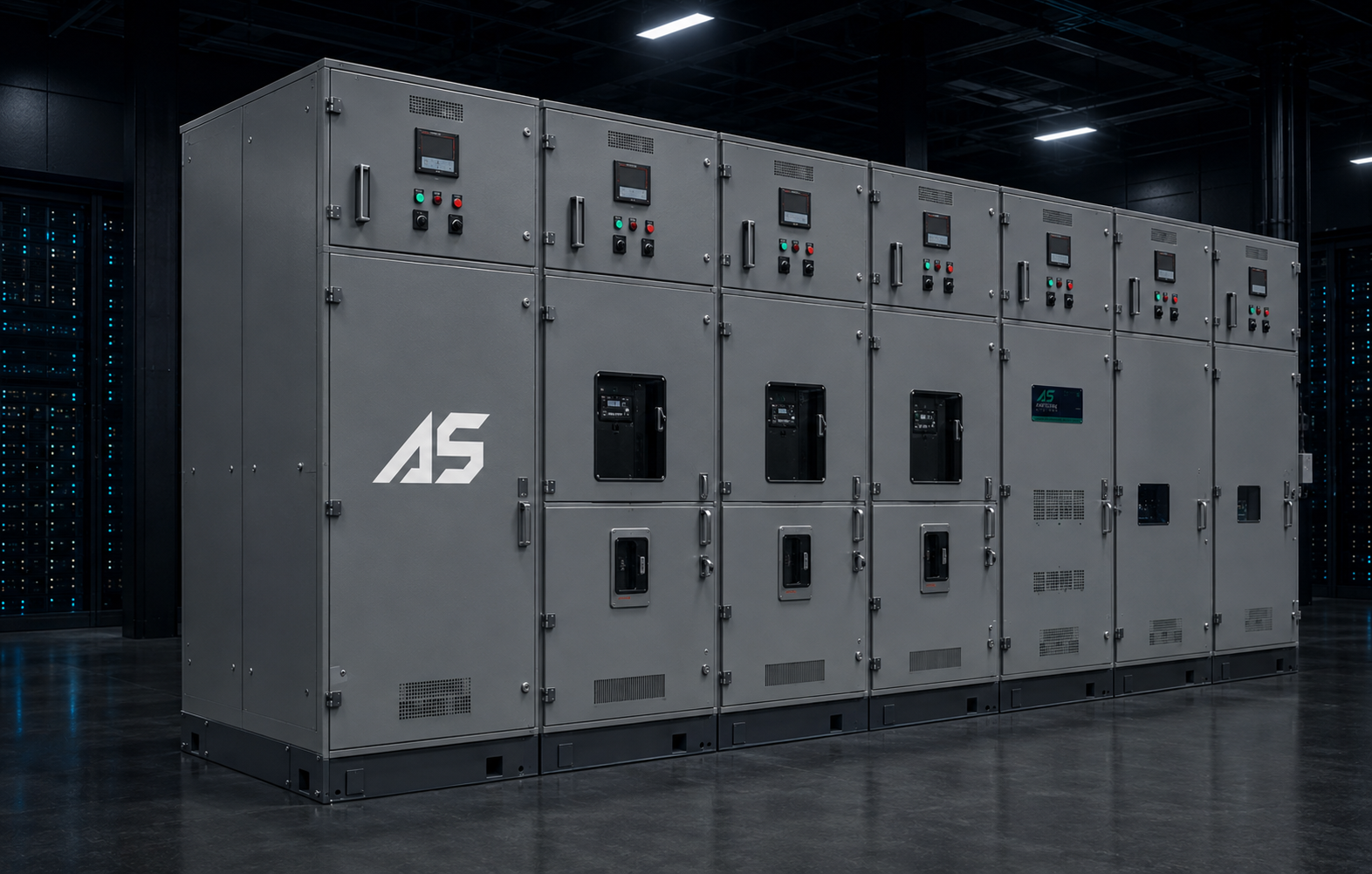 Illustrative medium-voltage switchgear lineup